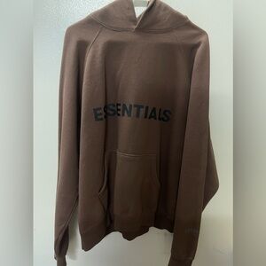 Brown FOG Essentials Hoodie